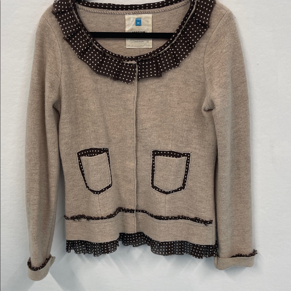 Sparrow Anthropologie Embellished Cardigan